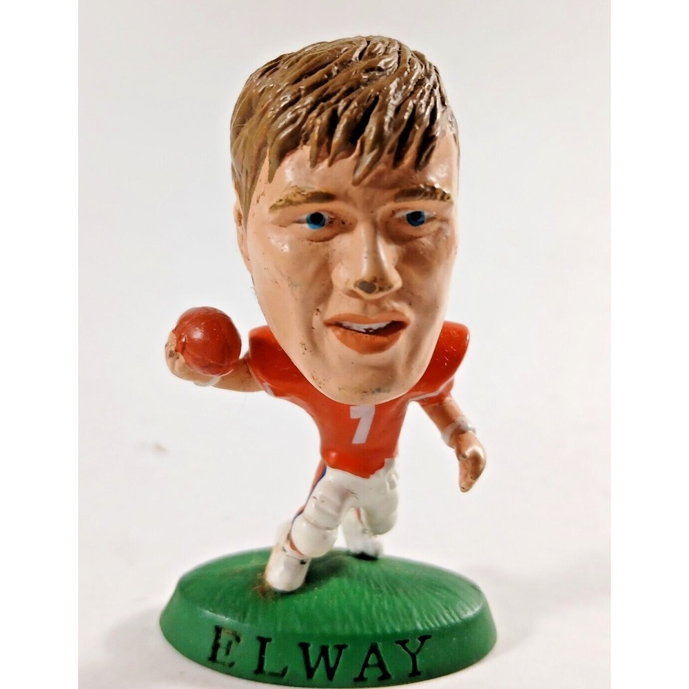 BRONCOS CORINTHIAN HEADLINERS 3" 1996 NFL009 SPORTS FIGURE JOHN ELWAY DENVER